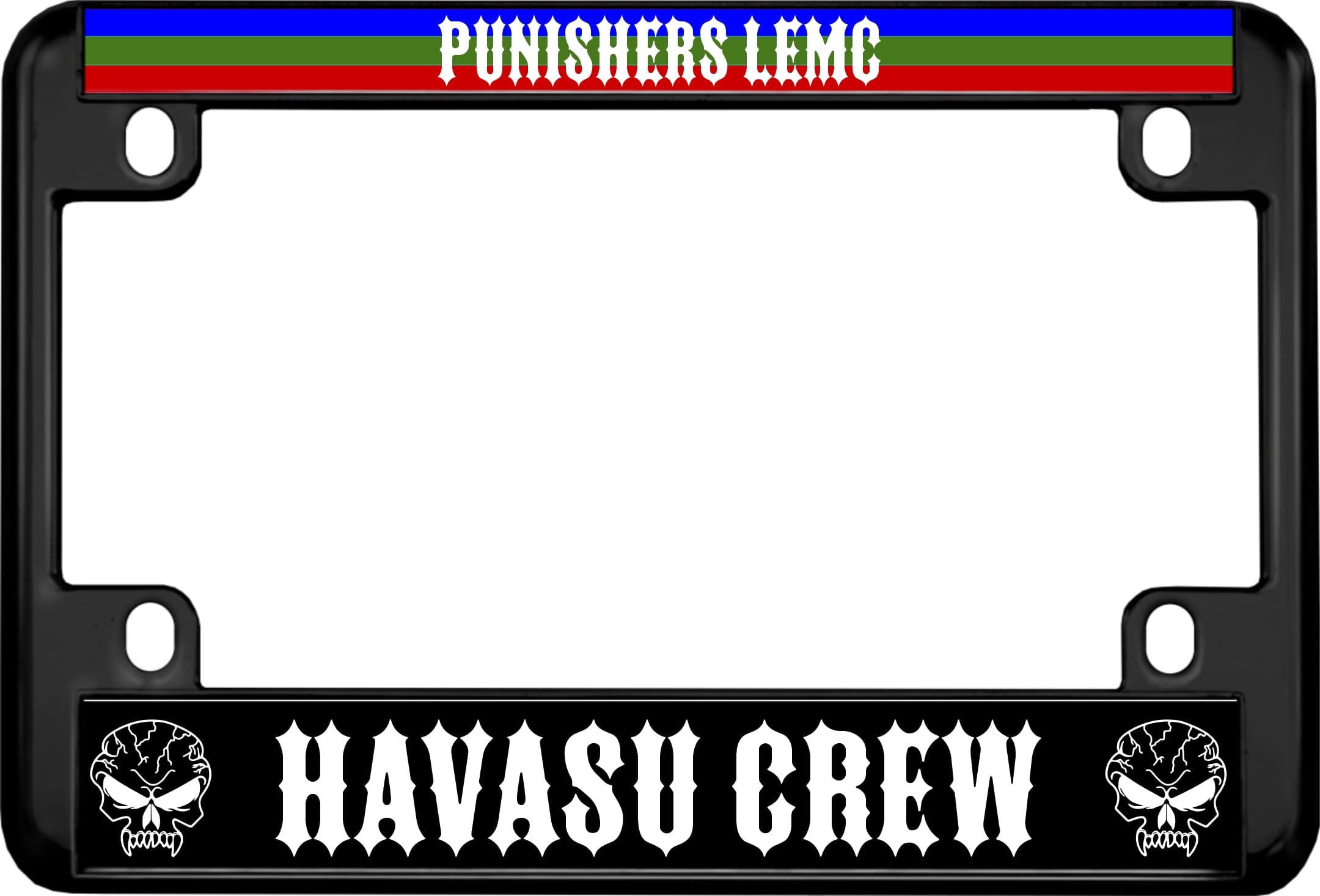 Havasu Crew Metal License Plate Frame
